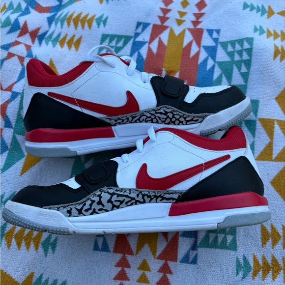 Nike Other - Nike Kids' Black, Red, and White Sneakers